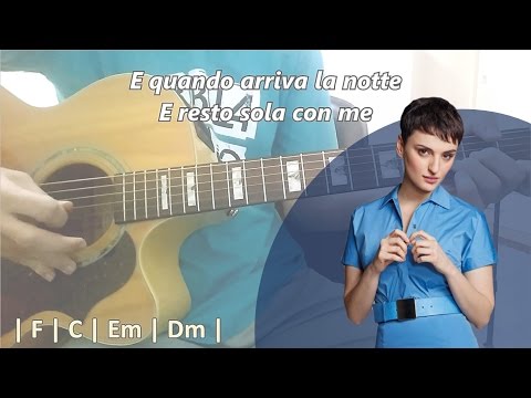 Cante em italiano: La Notte - Arisa -- Violão Instrumental (com letra e cifra) Video