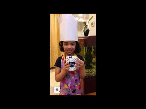 Cooking Vanilla Sponge Mug Cake | Azraa Fatihma (Class 1B)