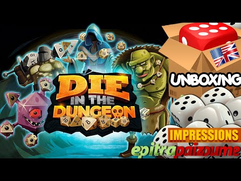 DIE in the Dungeon! - Unboxing & Impressions (EN) by Epitrapaizoume