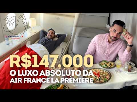 😱A PRIMEIRA CLASSE MAIS CARA do MUNDO: Como é voar na LA PREMIÈRE da Air France de Paris ao Brasil?