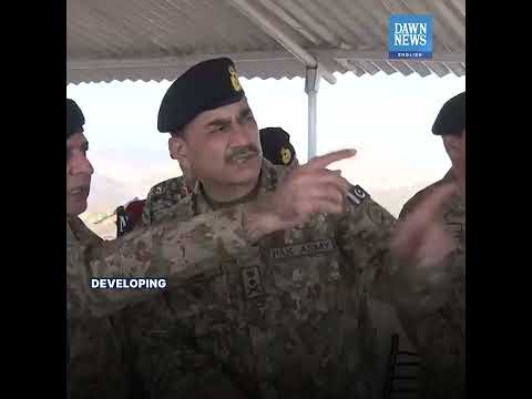 COAS Visits Soldiers Deployed At Pak - Afghan Border | Developing | Dawn News English