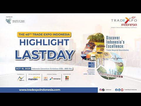 The 40th Trade Expo Indonesia has come to a close! 🎉 