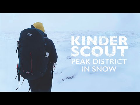 Kinder Scout - Peak District in Snow
