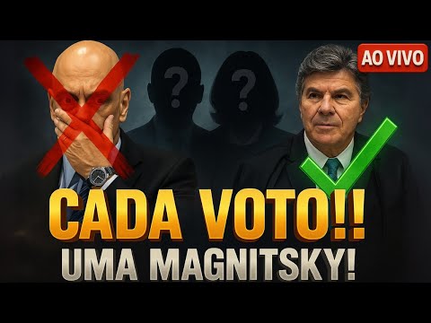 💥EXPLOSIVO: CADA VOTO É UM MAGNITSKY: SANCIONE TIRANOS COM SUA ESCOLHA!
