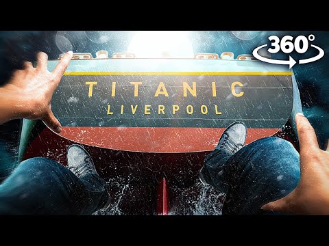 360 VR | Escape the Titanic in 2 Mins | Titanic SINKING Virtual Reality | 4K