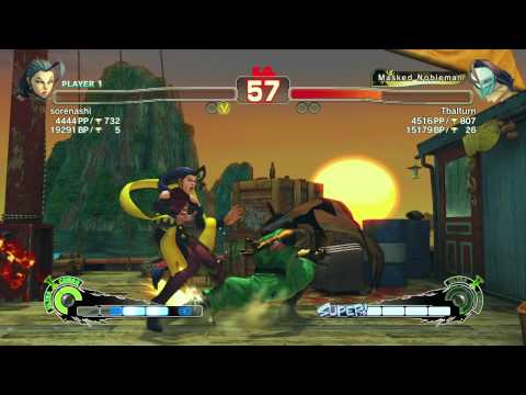 SSFIVAE:  Rose (sorenashi) vs. Vega (Tbalturn) HD