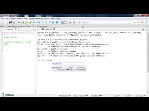 video1 5 Spyder and iPython