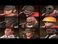 All TF2 Characters say gaming in order