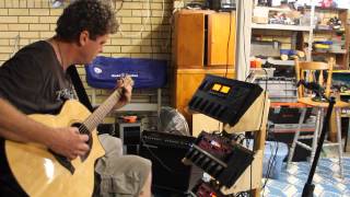 Video thumbnail for Ibanez AEW22CD-NT Electro Acoustic practicing lead scales looper by Hayzee