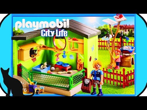PLAYMOBIL Animals Hotel CATS Building Playset 9276 City Life Fun Toys For Kids