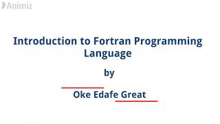 Download the video "Intro to Fortran part 1"