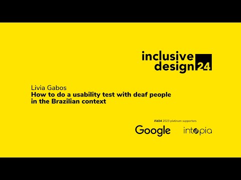 Capa do vídeo: How to do a usability test with deaf people...