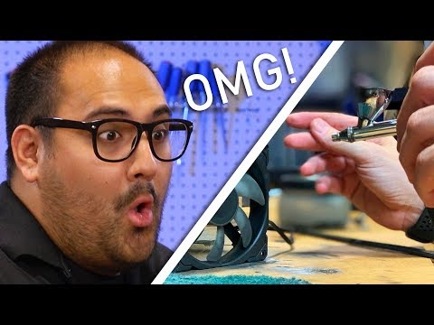 I offered to Mod his case to fit an AIO... things got a little out of hand!