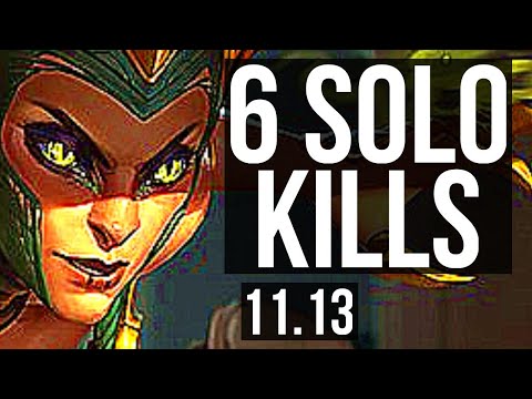 CASSIOPEIA vs EKKO (MID) | 6 solo kills, 800+ games, 1.2M mastery | BR Diamond | v11.13