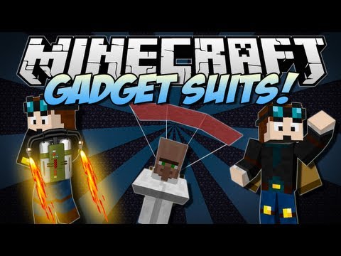 Minecraft | GADGET SUITS! (Jet Packs, Helicopter Hats & More!) | Mod Showcase [1.6.2]