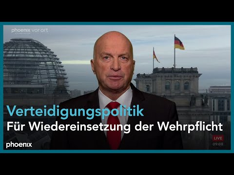 phoenix tagesgespräch mit Rüdiger Lucassen (AfD) zur Verteidigungspolitik am 14.01.25