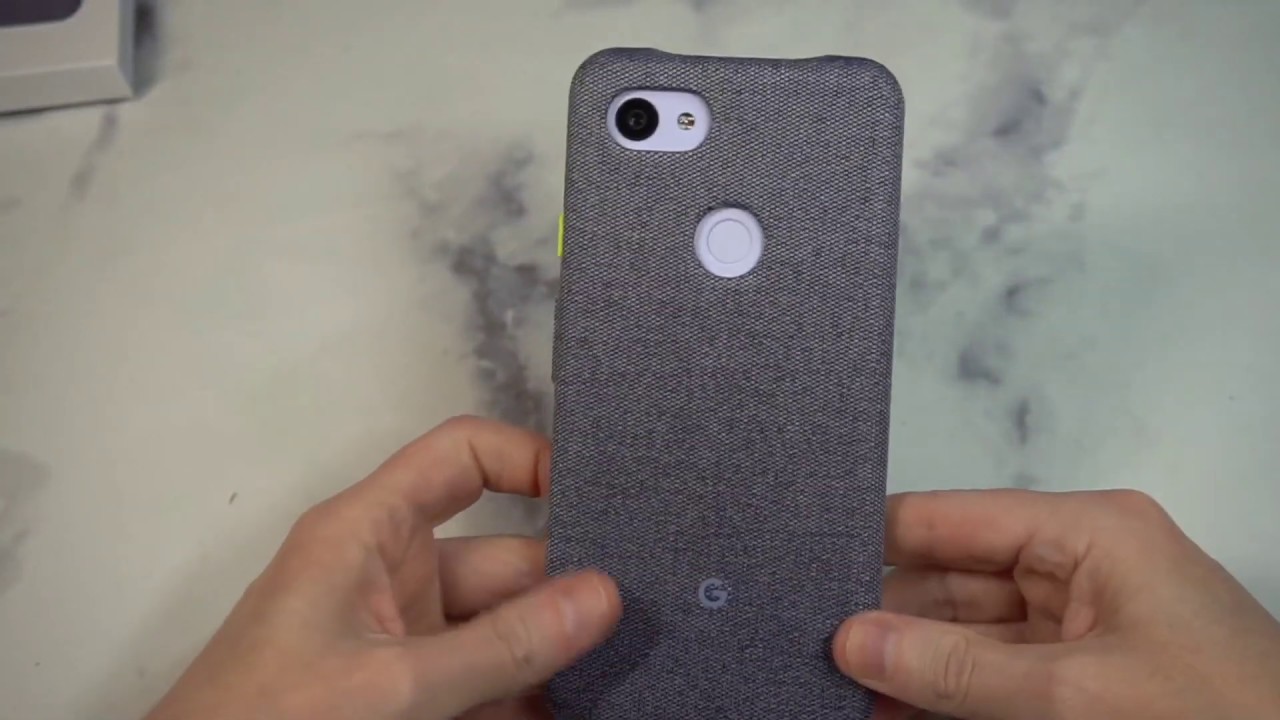 Official Google Pixel 3a XL Fabric Case Seascape Unboxing and Review