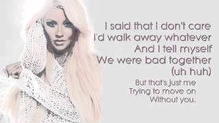 JUST A FOOL (Video Lyrics) - Christina Aguilera