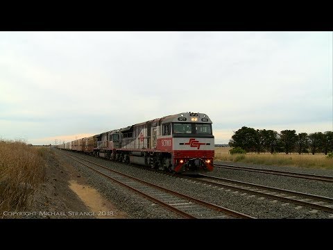 SCT Freight Train: Service PM9 - PoathTV Australian Trains & Railways 2017