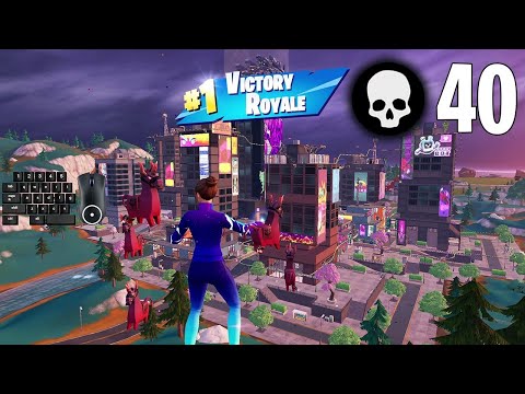 40 Elimination Solo vs Squads Win (Fortnite Chapter 4 Season 2)