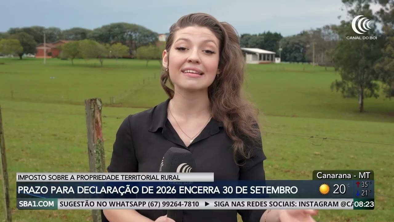Prazo para declaração do imposto sobre a propriedade territorial rural encerra em 30 de setembro