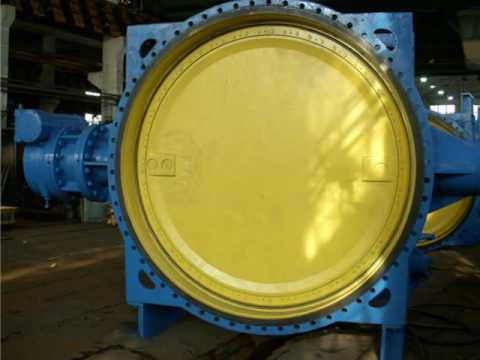 flanged eccentric butterfly valve bare shaft,PN10 or PN16