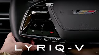 Cadillac LYRIQ-V | V Button | Cadillac