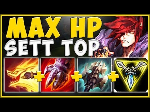 STOP PLAYING SETT WRONG! MAX HP TRUE DMG SETT IS 100% TOO STRONG! - League of Legends Gameplay