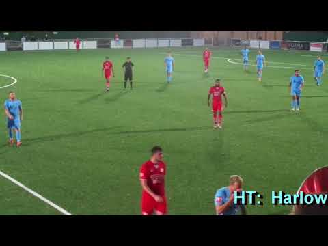 Harlow Town 1-1 Brentwood Town (AET, 4-2 on pens).  FA Cup Preliminary Round Replay.  Tue23Aug2022