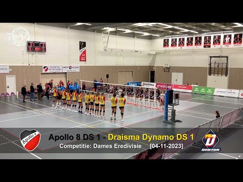 Volleybal Dames Eredivisie: Apollo 8 D1 - Draisma Dynamo D1 [04-11-2023]
