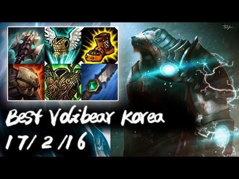 Best Volibear Korea Jungle vs Jax | 5K HP God Tank | Korea High Elo Replays