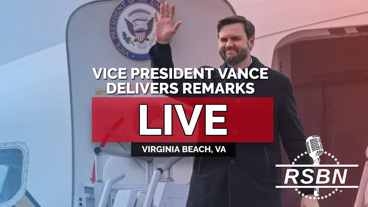 LIVE: VP Vance Delivers Remarks at Naval Air Station Oceana in Virginia Beach, VA - 07/01/26