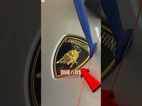🛠️ El SECRETO para cambiar em el LOGO de un Lamborghini
