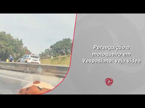 Perseguição a motoqueiro em Vespasiano: veja vídeo