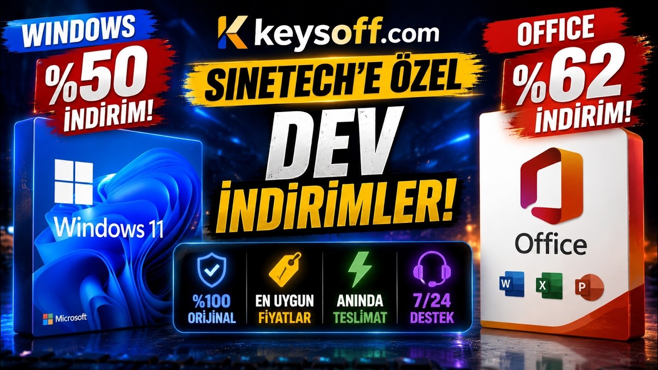 SINTECH'E ÖZEL! WINDOWS VE OFFICE LİSANSLARINDA %62'YE VARAN BAYRAM İNDİRİMLERİ 😎