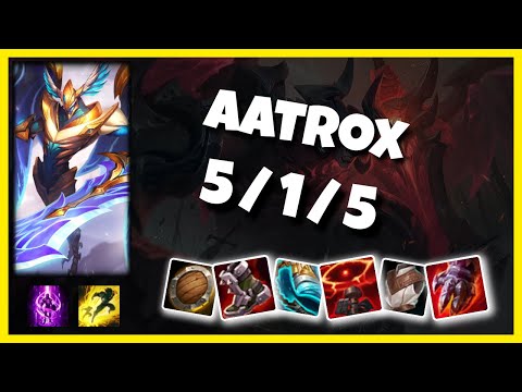 Aatrox vs Jayce KOREAN Challenger TOP (5/1/5) - v11.5
