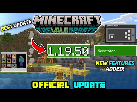 Minecraft Pe 1.19.50 Official Version Released | Minecraft 1.19.50 Update New Features Added!