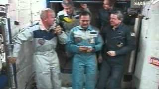 Cerimônia da troca de comando da Estação Espacial Internacional