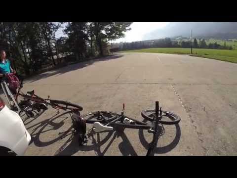 Bikeing route 504 in Switzerland