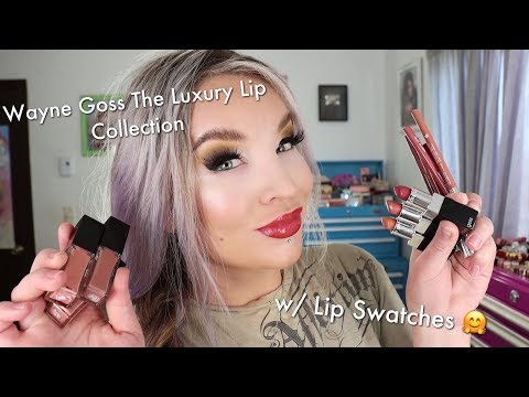 Wayne Goss : The Luxury Lip Collection : Full Collection w/ Lip Swatches