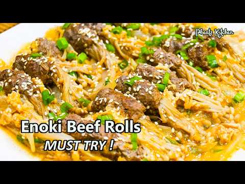 How to Make Enoki Beef Rolls | Simple Beef & Mushroom Recipe