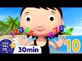 Number 10 Song Ten At The Beach Little Baby Bum Animals For Kids Fun Songs And Nursery Rhymes