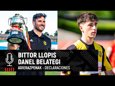 Imagen de portada del video Bittor Llopis & Danel Belategi I CD Basconia 2024-25 I Campeones I Declaraciones