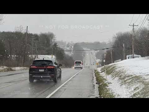 01-26-2023 Butler, PA - Morning snows above the rooftops
