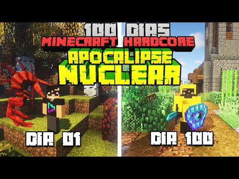 SOBREVIVI 100 DIAS EM UM APOCALIPSE NUCLEAR NO MINECRAFT HARDCORE - O FILME