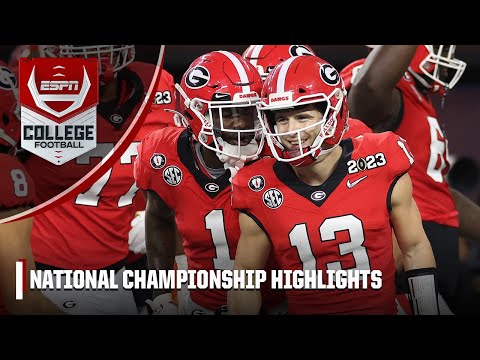 National Championship: TCU Horned Frogs vs. Georgia Bulldogs | Full Game Highlights