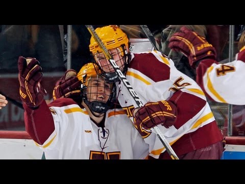 ゴーファーズのクリスチャン・アイサクソン アメージング ゴール vs. ノートルダム (スポーツ センター トップ 10)