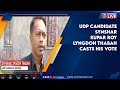 Meghalaya : UDP candidate Synshar Kupar Roy Lyngdoh Thabah casts his vote