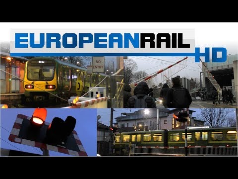 Rush Hour Trains at Lansdowne Road Level Crossing