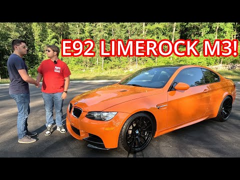 We took an E92 M3 Lime Rock Park Edition to cars and coffee!
